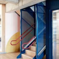 Steel staircase in Brighton Street Early Learning Centre by Danielle Brustman