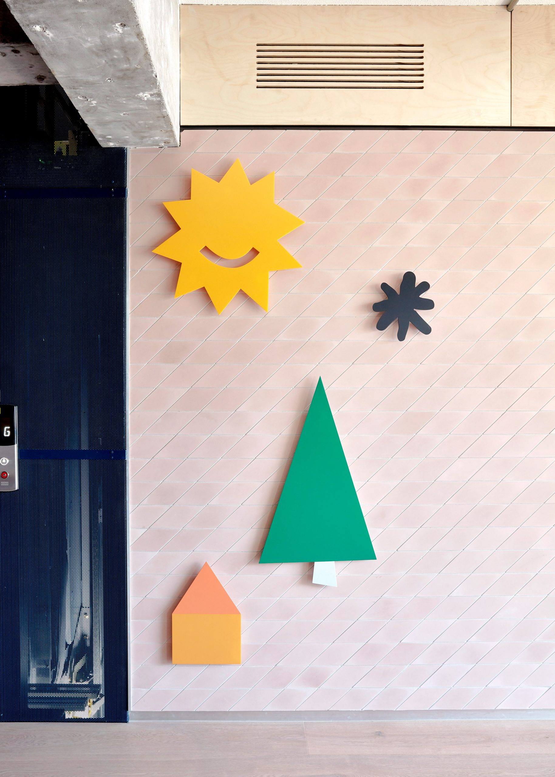 Decorated walls at Brighton Early Learning Centre by Danielle Brustman