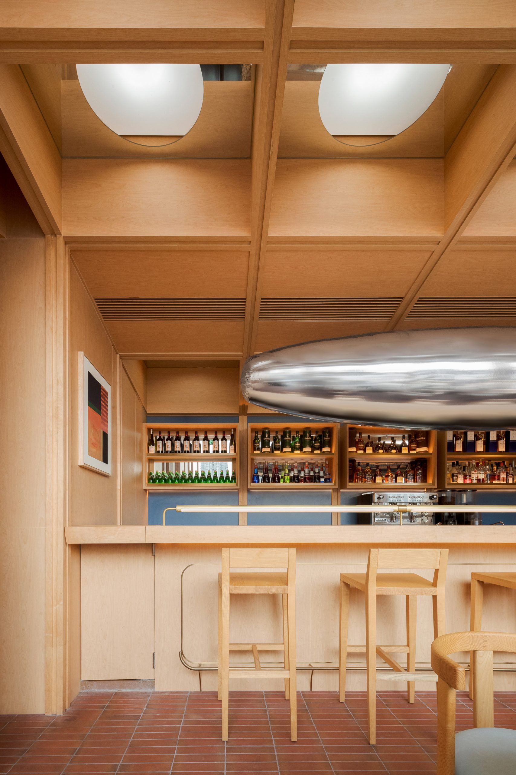 The bar inside C2 Cafe & Bar by Various Associates in Shenzhen, China