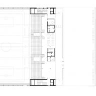 Ground floor plan for Camp del Ferro sports centre in Barcelona