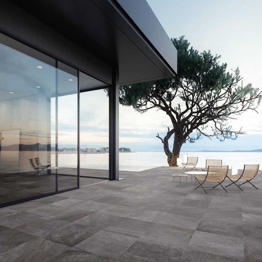 Ceramiche Refin launches Blended porcelain tiles that combine natural stones and sands