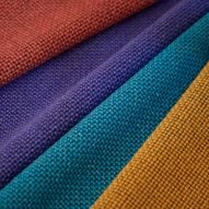 The boldest shades of the Camira Flax fabric by Camira