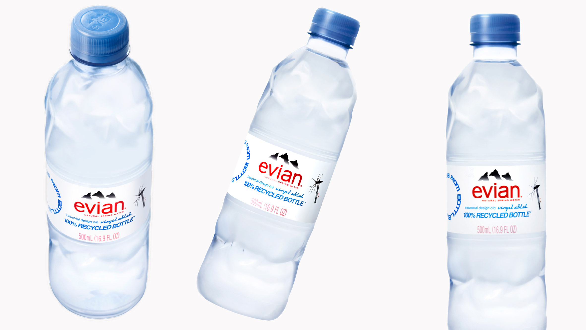 Virgil Abloh is working on a new project with Evian