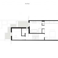 First floor plan of Frame House by Bureau de Change