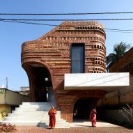 Abin Design Studio creates terracotta-brick community centre in Bansberia