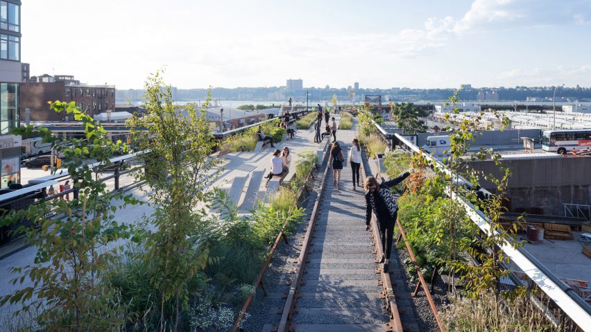 High Line extension plans, photo from original completion in 2014
