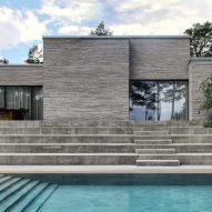 The pool outside the House of Many Courtyards by Claesson Koivisto Rune