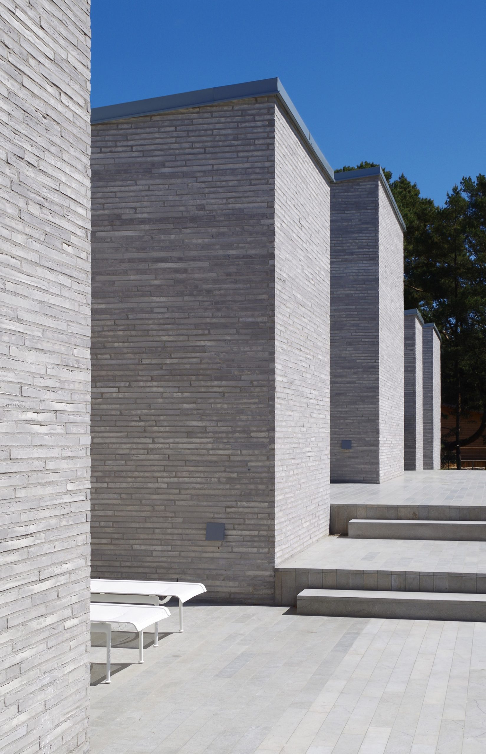 The brick exterior of House of Many Courtyards by Claesson Koivisto Rune