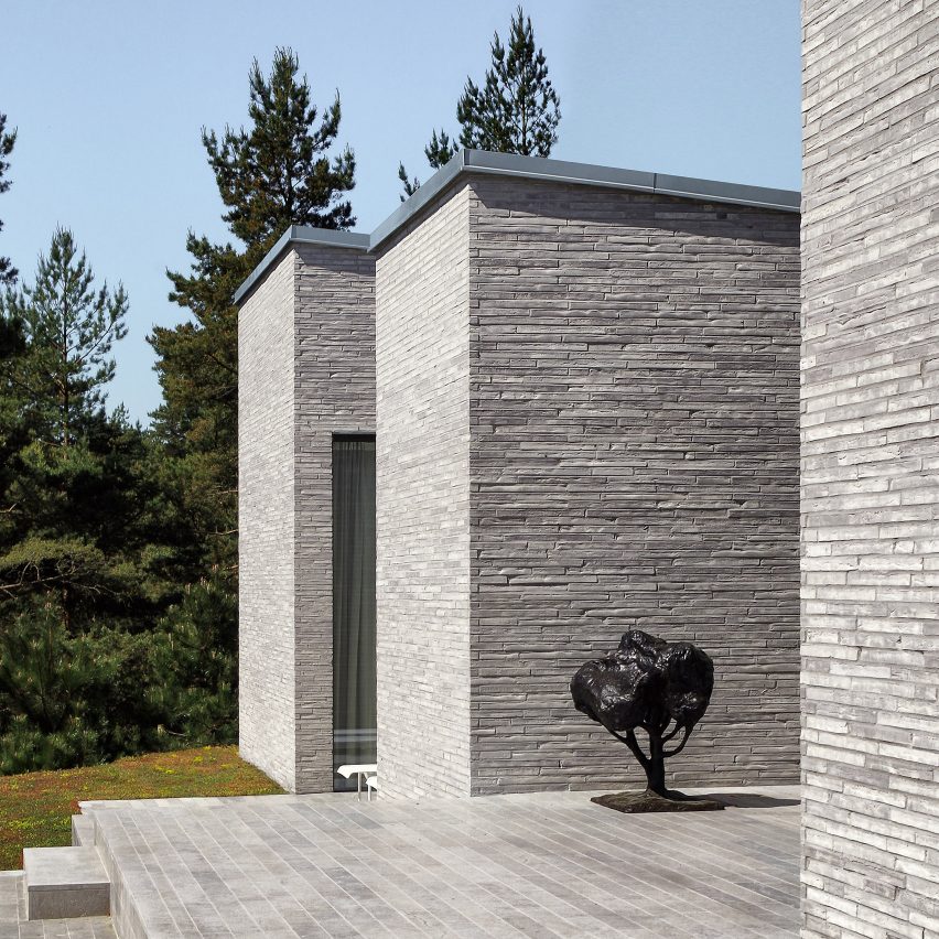 The brick exterior of the House of Many Courtyards by Claesson Koivisto Rune