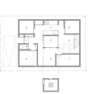 House with a Light Void, ground floor plan