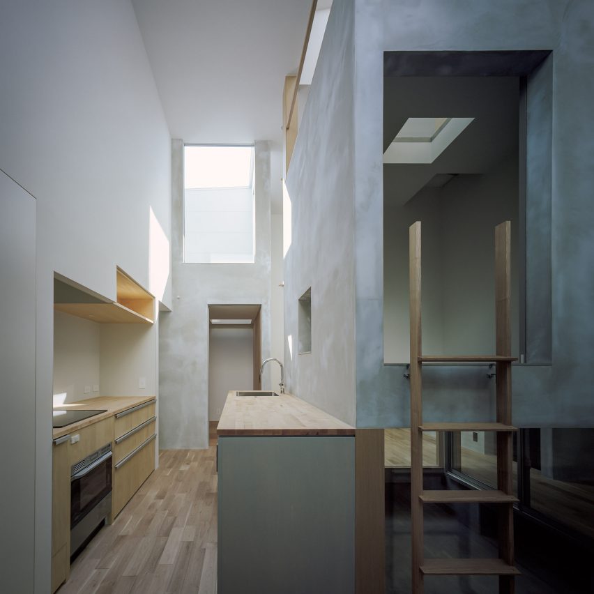 House with Light Void by FujiwaraMuro Architects