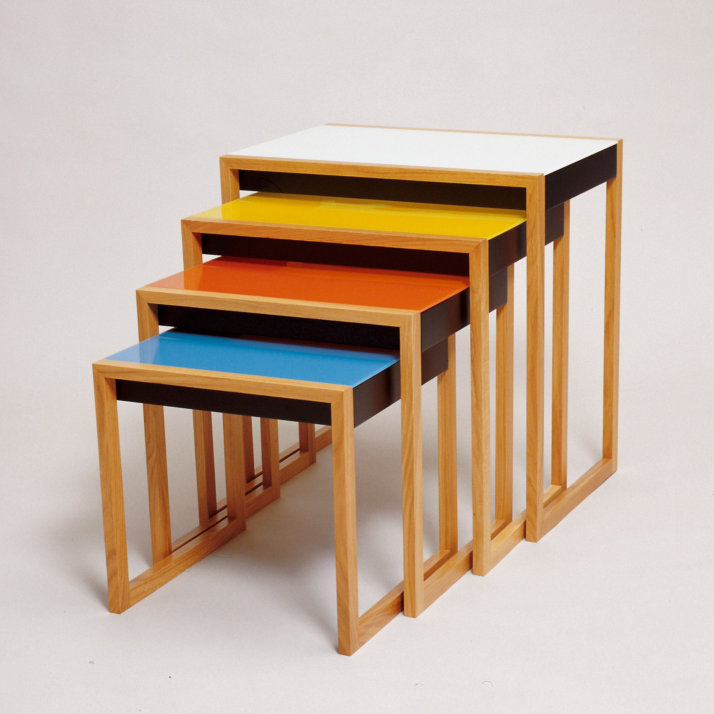 Stacking tables by Josef Albers, around 1927