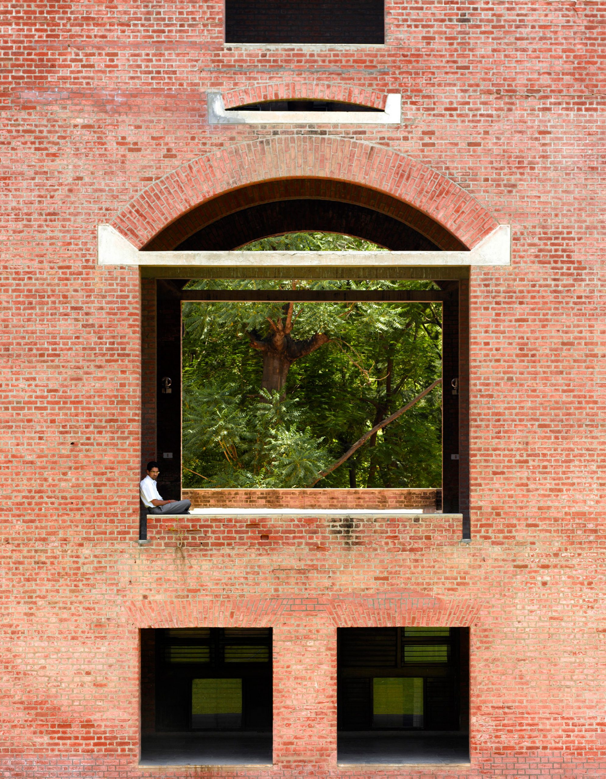 Indian Institute of Management Ahmedabad by architect Louis Kahn