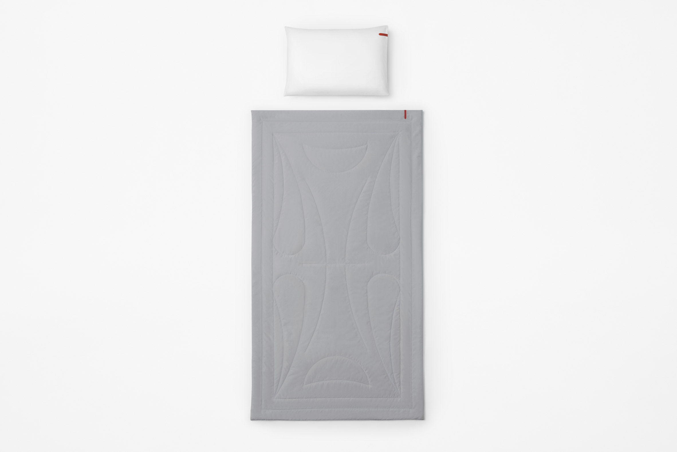 Pillow and blanket by Nendo for Japan Airlines