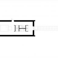 A floor plan of the Niliaitta cabin by Studio Puisto