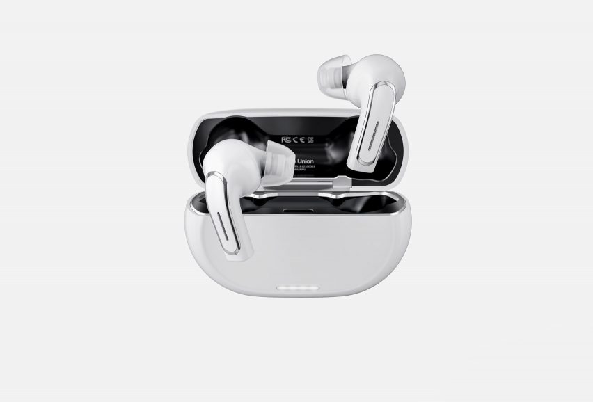 The Olive Pro earbuds and charging case by Olive Union
