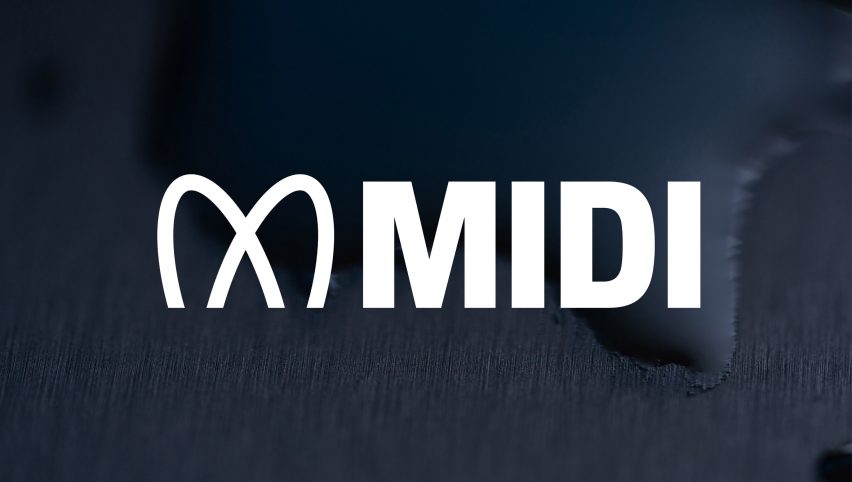 New MIDI logo by Pentagram