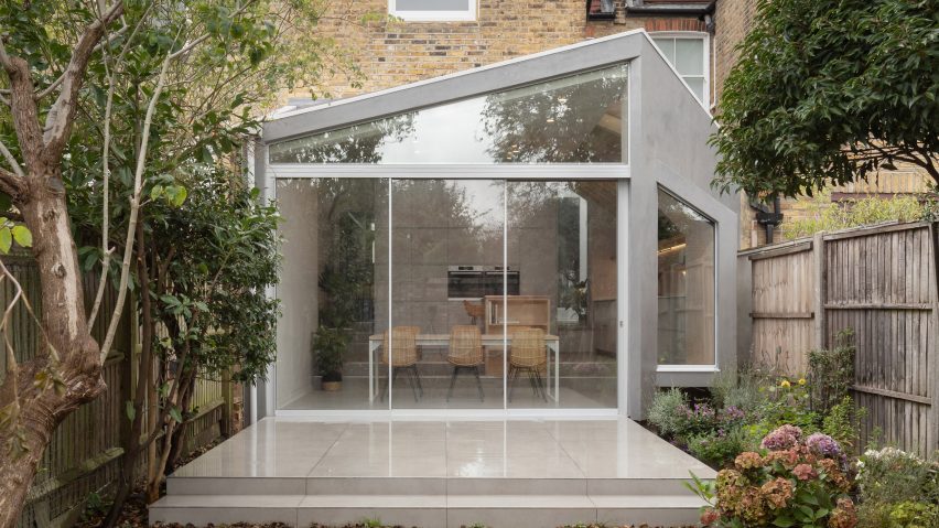 The Quarter Glass House extension by Proctor & Shaw
