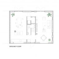 ground floor plan by Julius Taminiau Architects