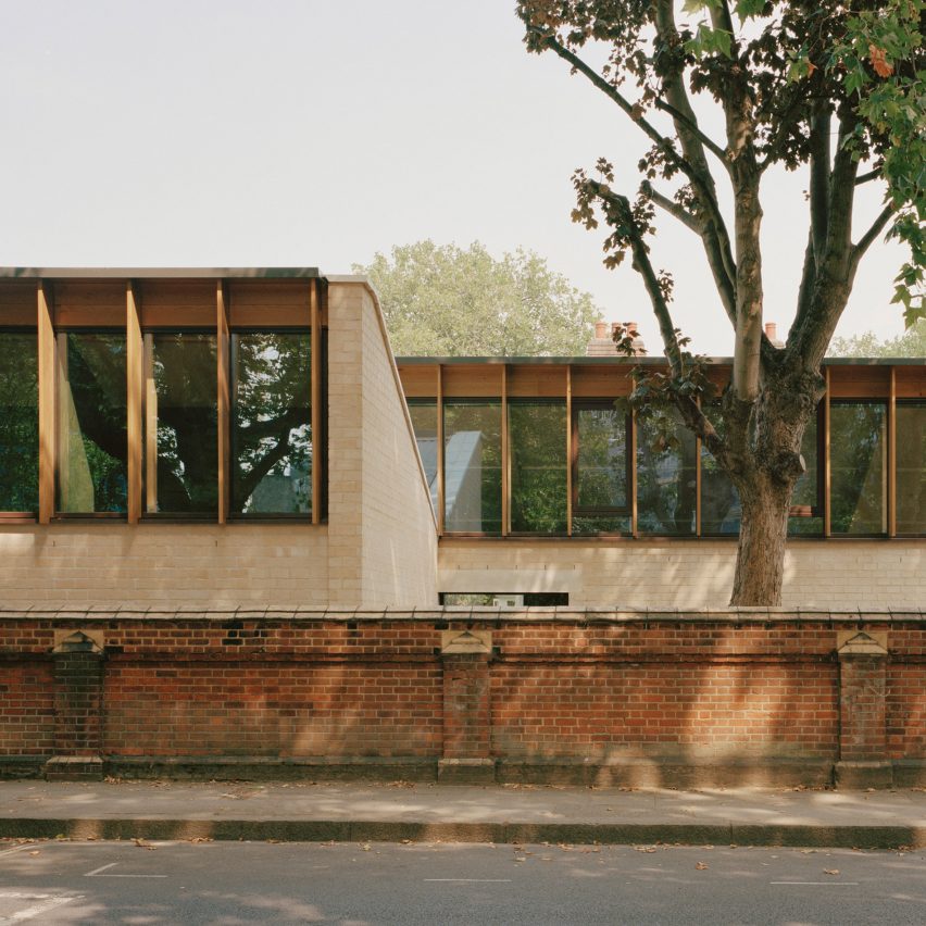 Exterior of Sands End Arts and Community Centre by Mae Architects
