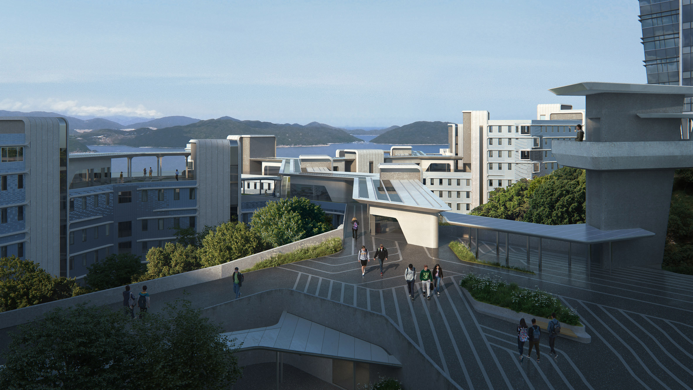 Zaha Hadid Architects unveils Student Residence Development at HKUST