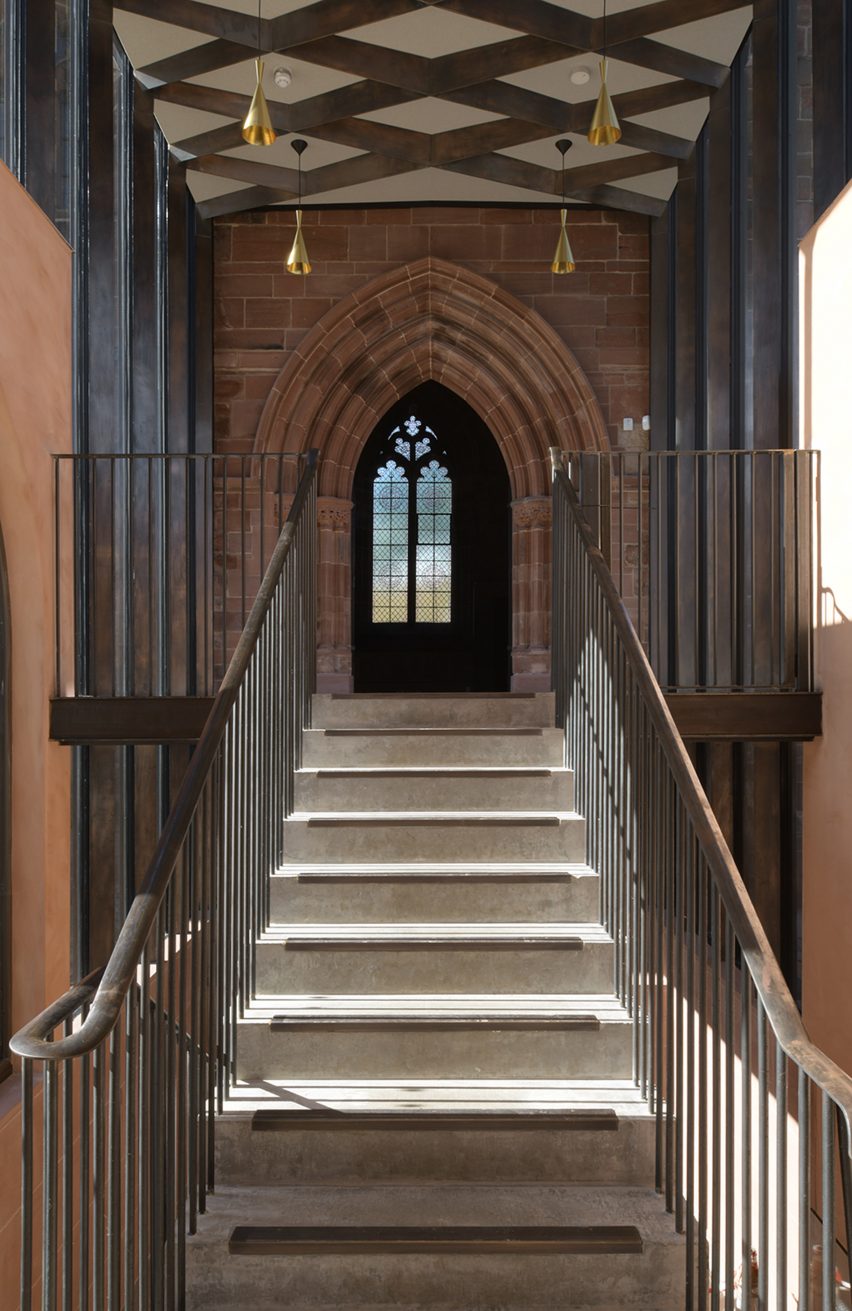 The entrance to The Fratry at Carlisle Cathedral by Feilden Fowles