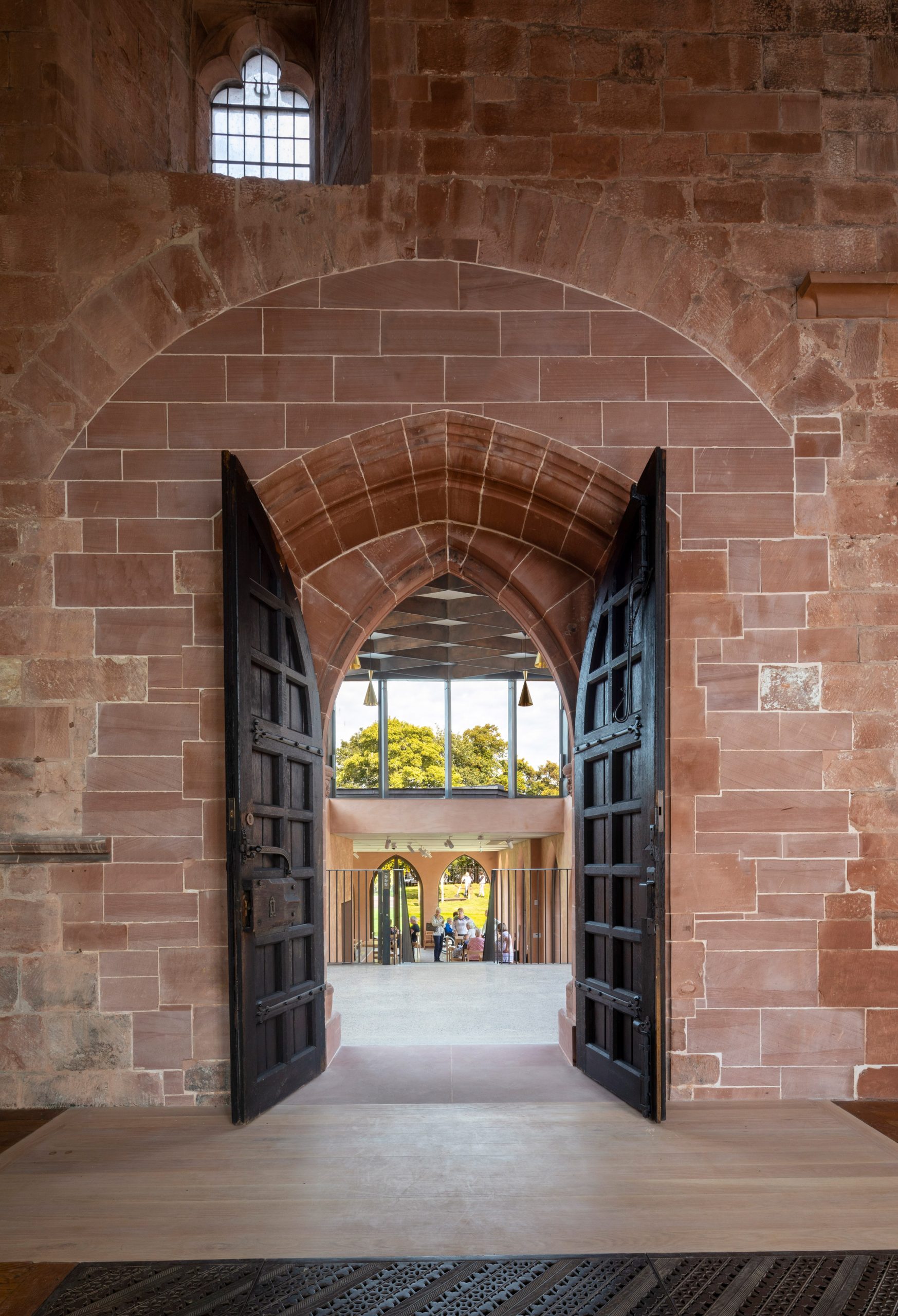 The entrance to The Fratry at Carlisle Cathedral by Feilden Fowles