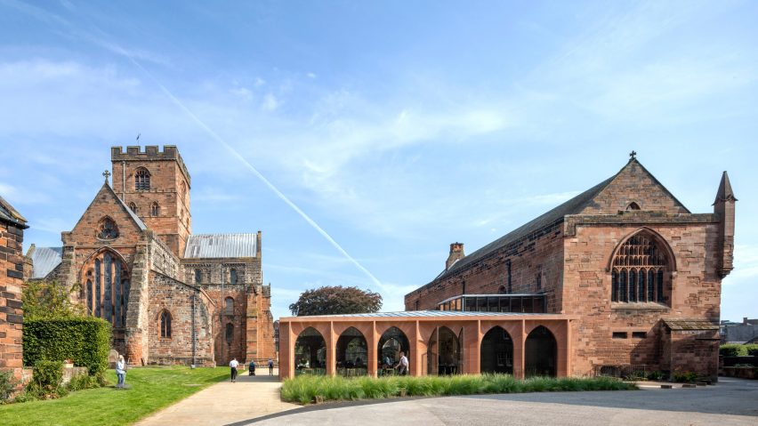 The exterior of The Fratry at Carlisle Cathedral by Feilden Fowles