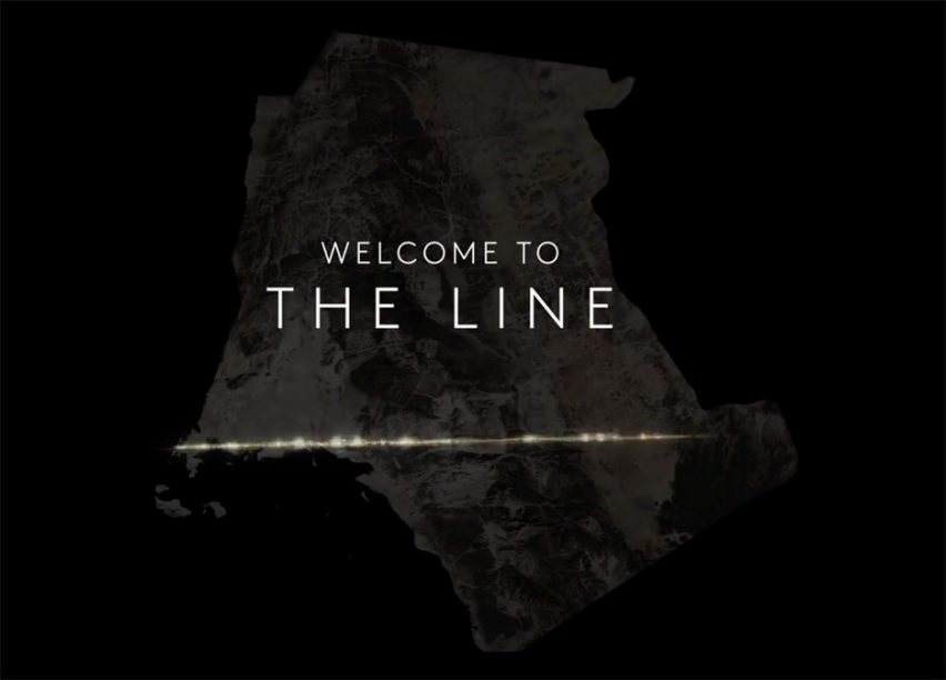 Image from the video introducing The Line
