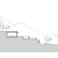 Section one at Villa Nemes by Giordano Hadamik Architects