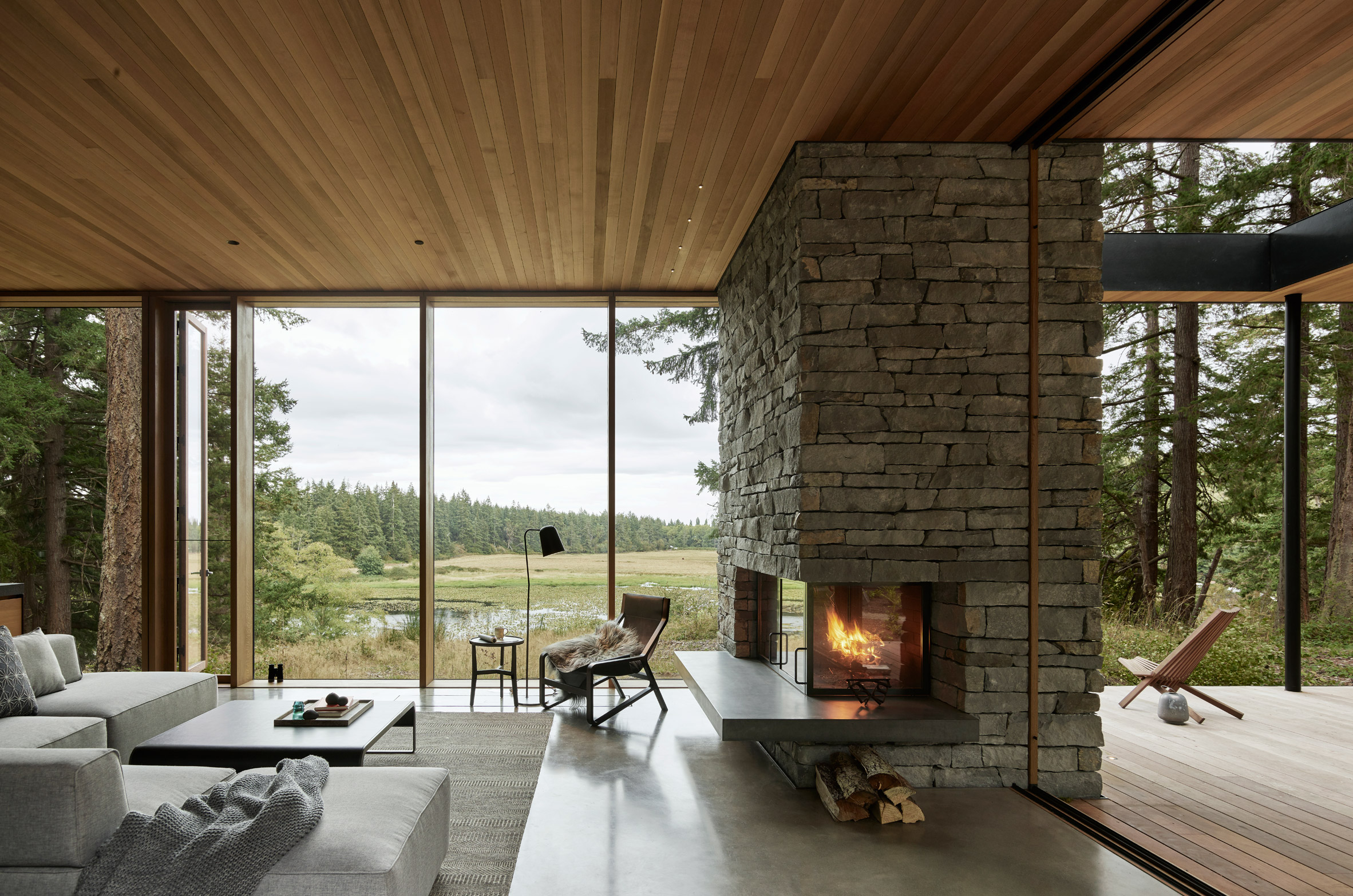 Living room of Whidbey Island