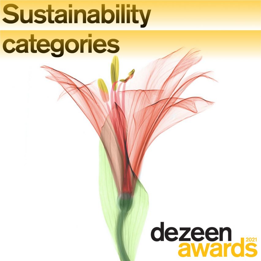 Dezeen Awards 2021 sustainability categories