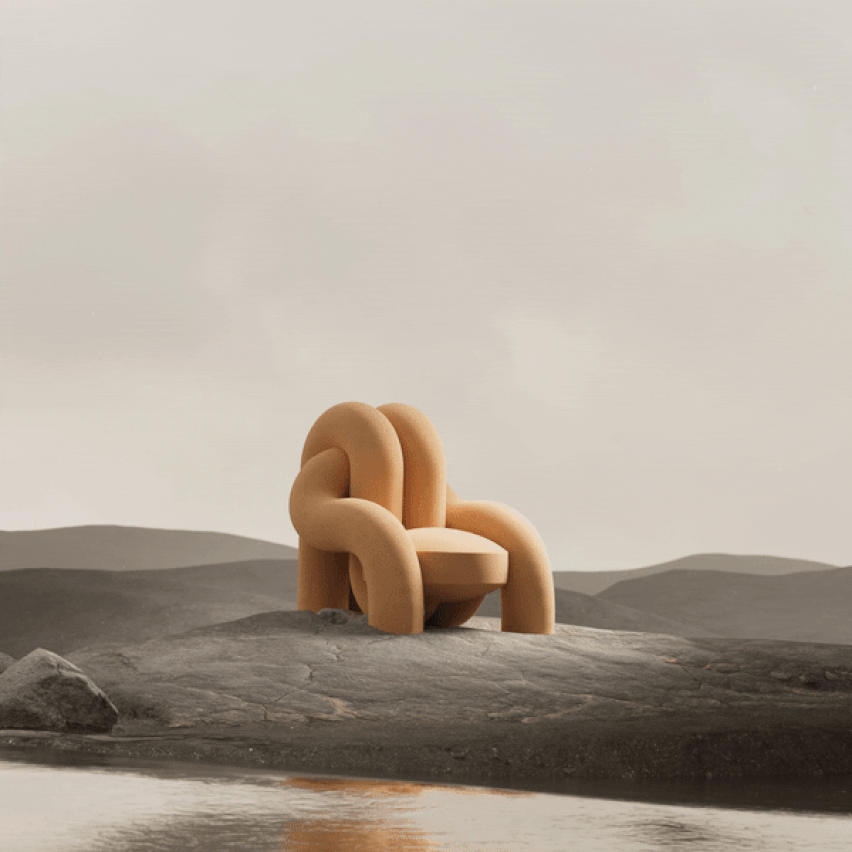 Tangled chair from The Shipping auction by Andrés Reisinger