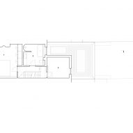 The first floor plan of a London house renovation by DeDraft
