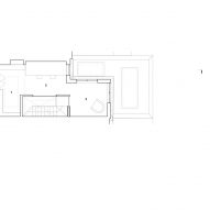 The second floor plan of a London house renovation by DeDraft