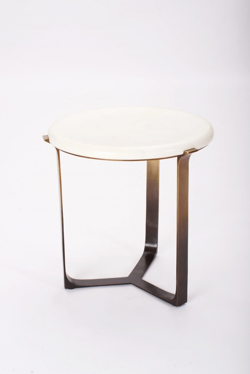 Round Arch side table by Elan Atelier 
