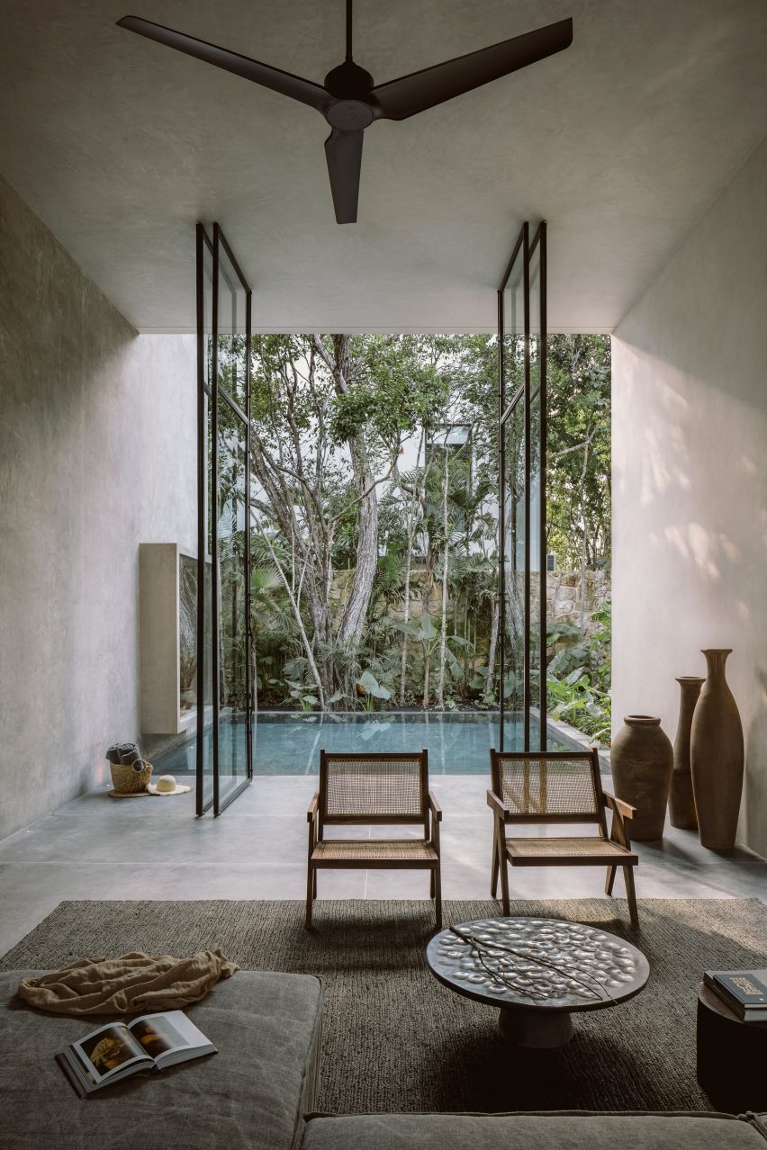 Living room of Casa Aviv by Co-Lab Design Office