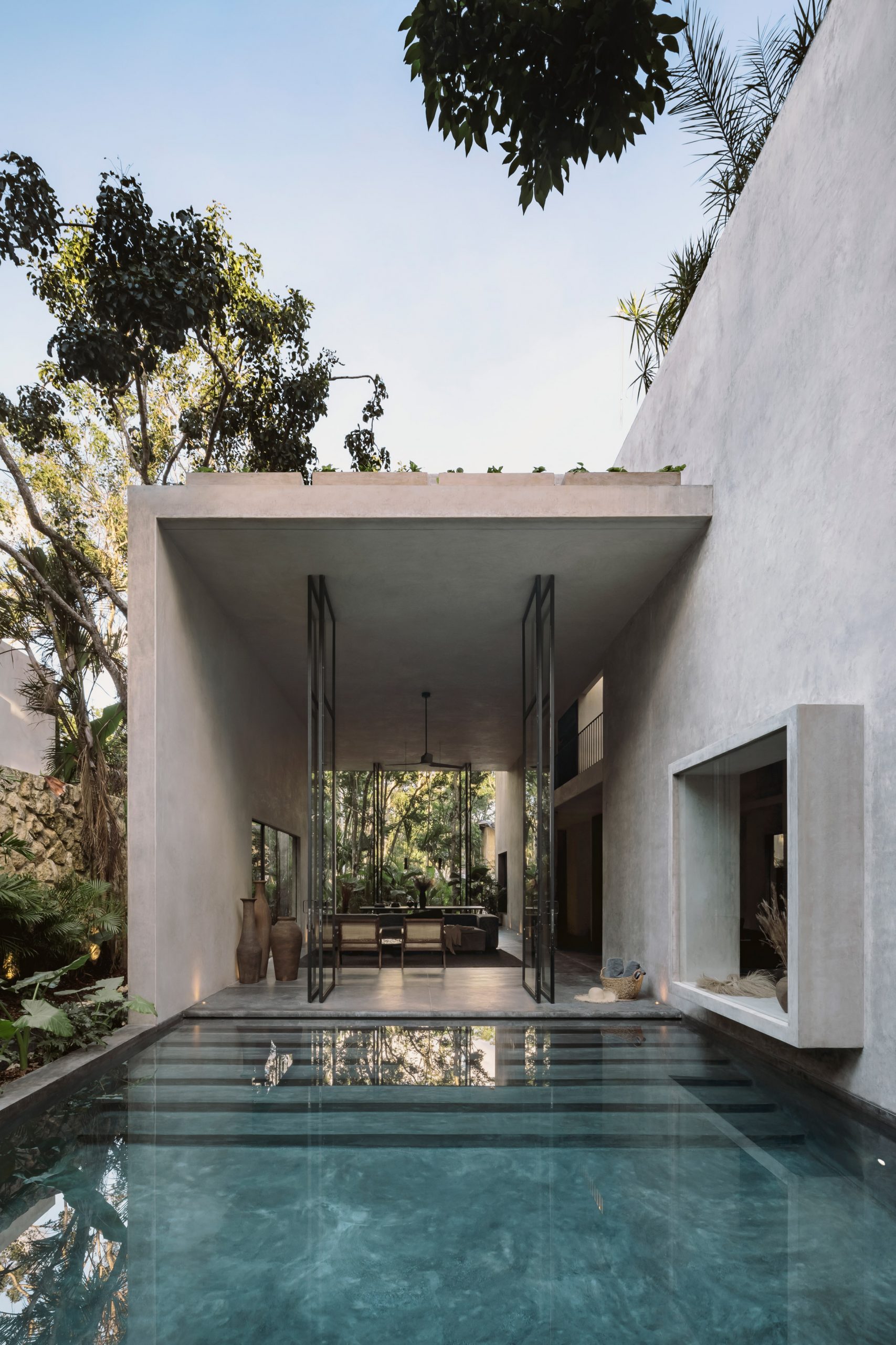 Casa Aviv's swimming pool in Mexico