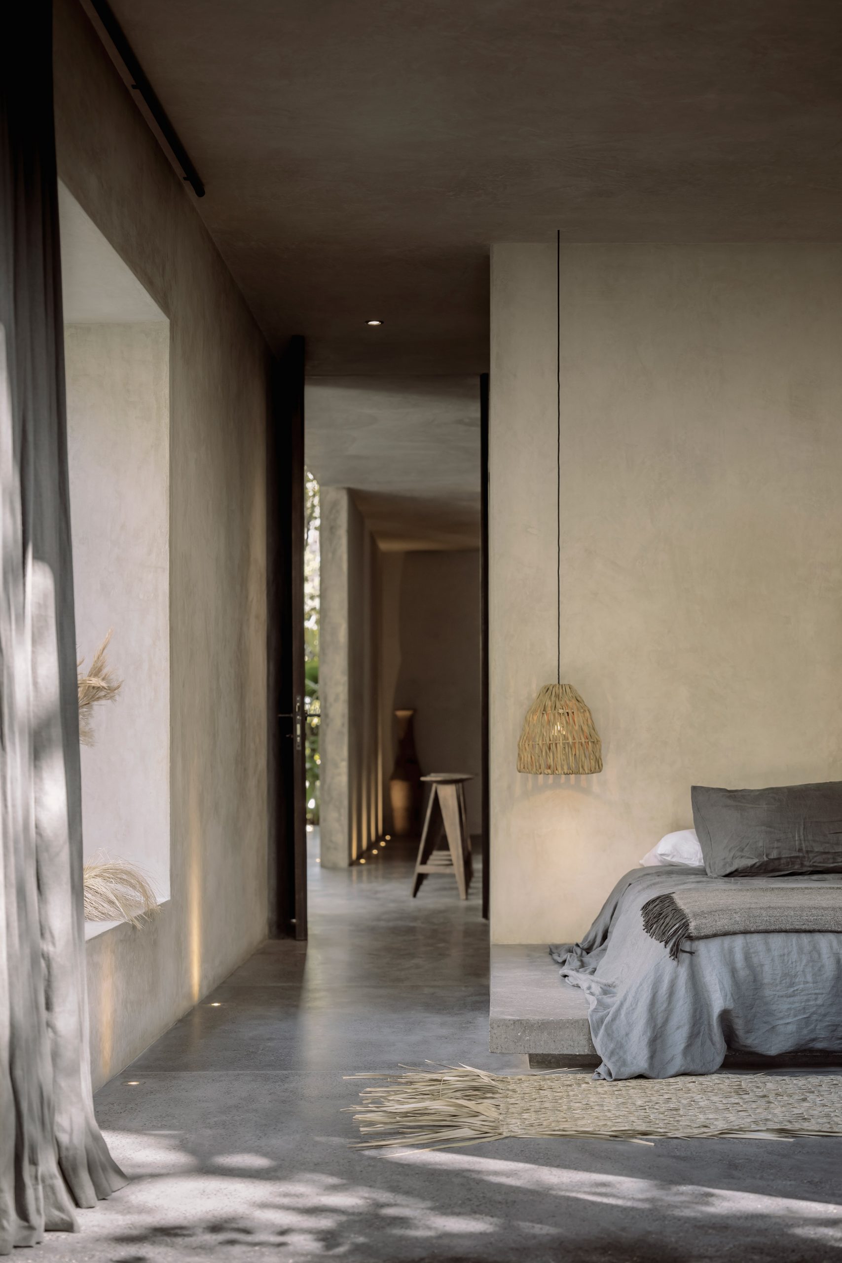 Bedroom of Casa Aviv in Tulum by Co-Lab Design Office