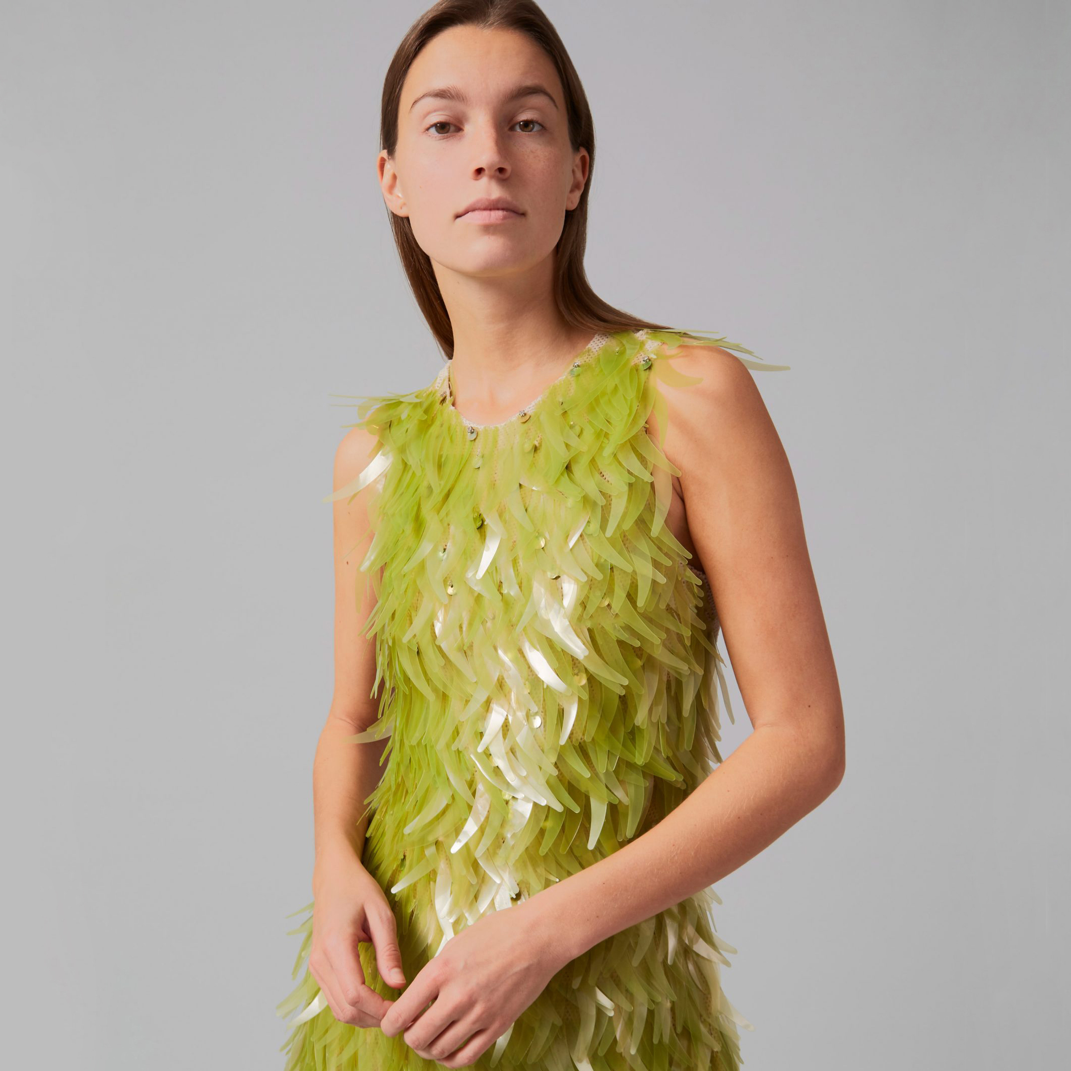 Phillip Lim and Charlotte McCurdy adorn couture dress with algae