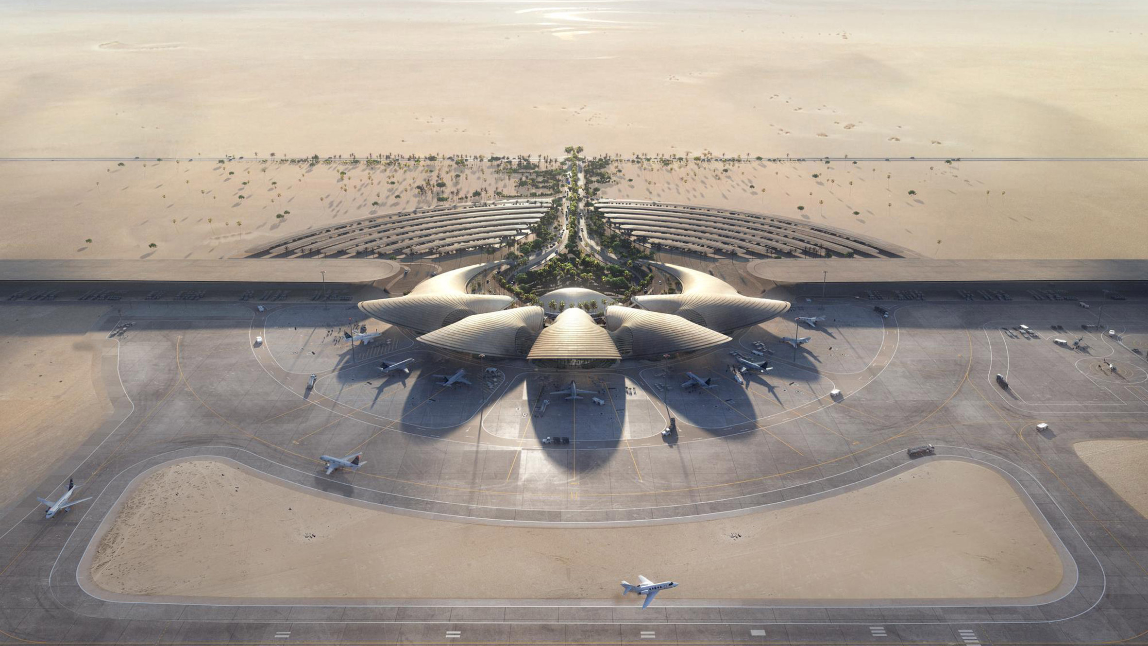 Foster+ Partners Red Sea International Airport in Saudi Arabia