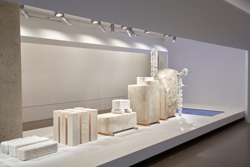 Exhibition of Crystalline salt blocks 