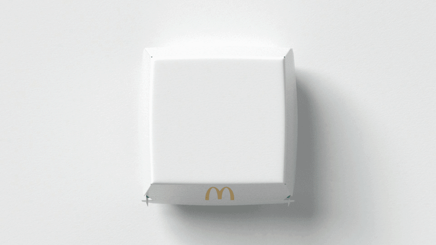 McDonald's food packaging by Pearlfisher
