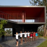 Football Club House in Bansberia, India, by Abin Design Studio