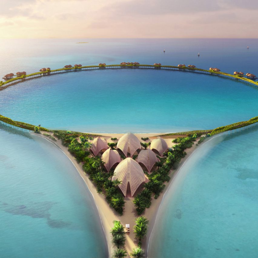 Red Sea Project hotel by Foster + Partners