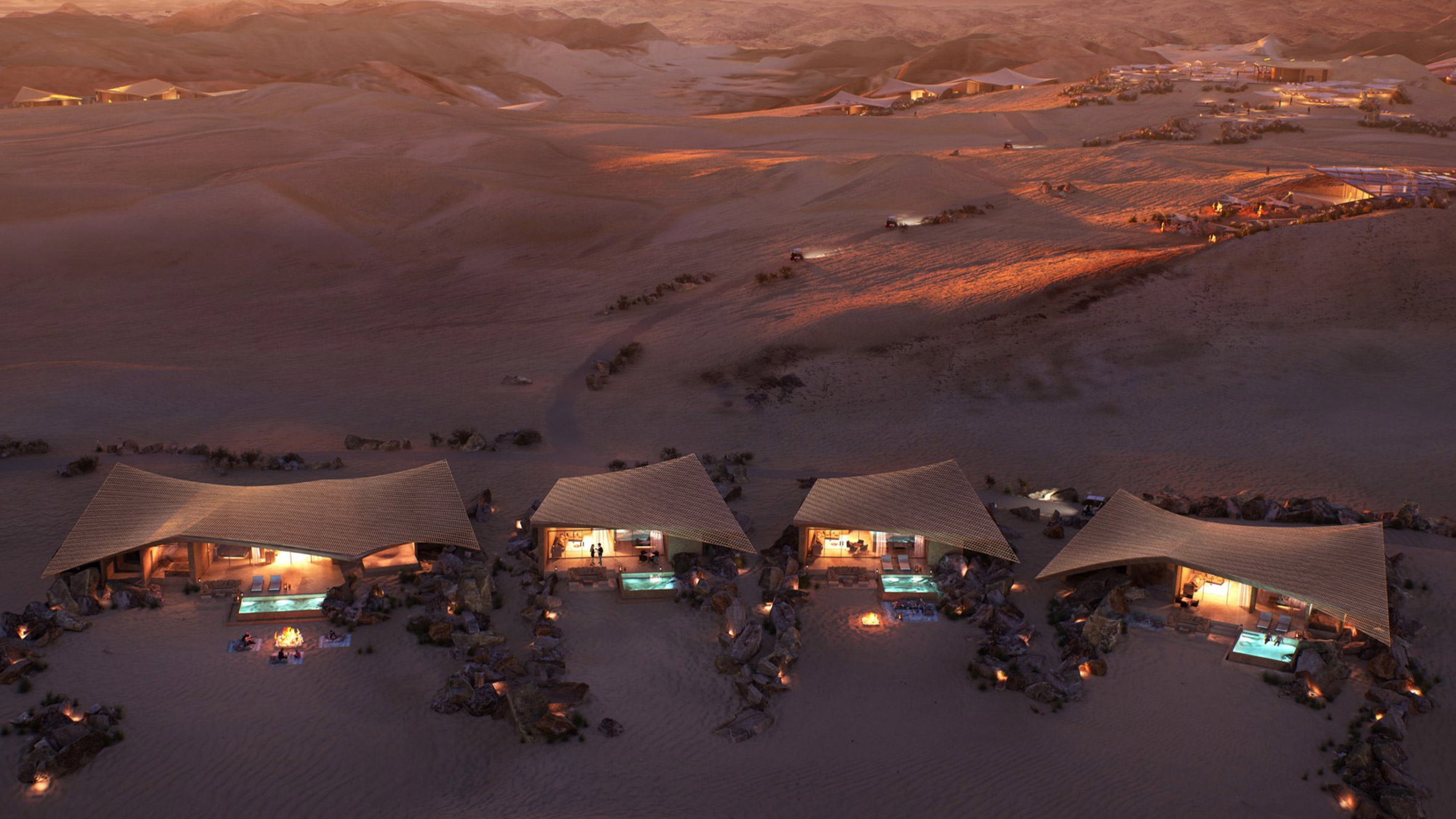 Southern Dunes hotel by Foster + Partners