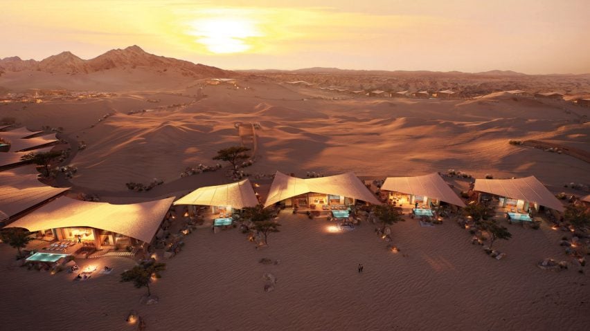 Southern Dunes hotel in Saudi Arabia by Foster + Partners