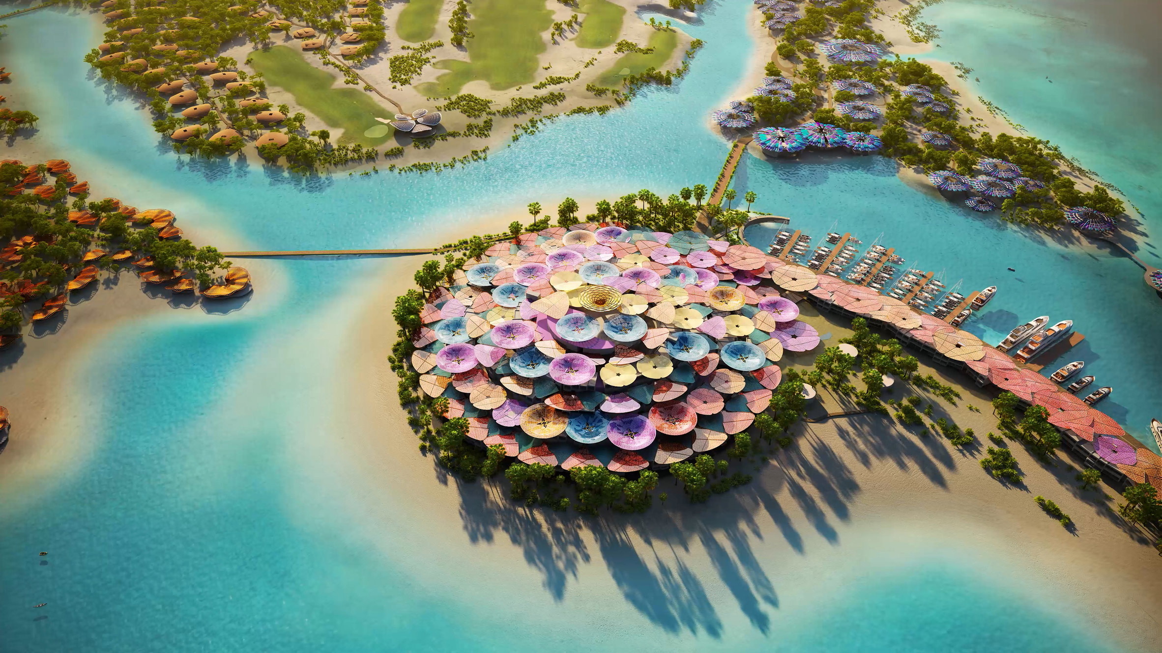 Coral Bloom resort by Foster + Partners in Saudi Arabia