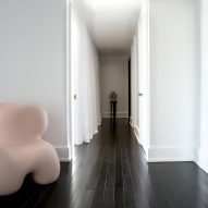 A corridor showing Studio Noon's chubby chair displayed