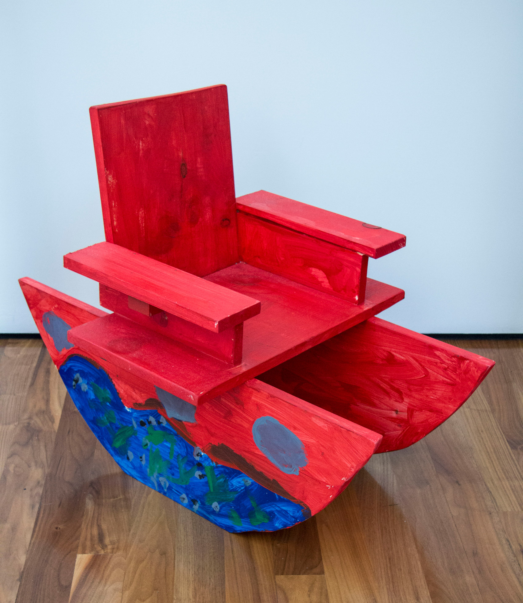Boat-shaped seating design from Bruce Edelstein's workshop at Trinity School